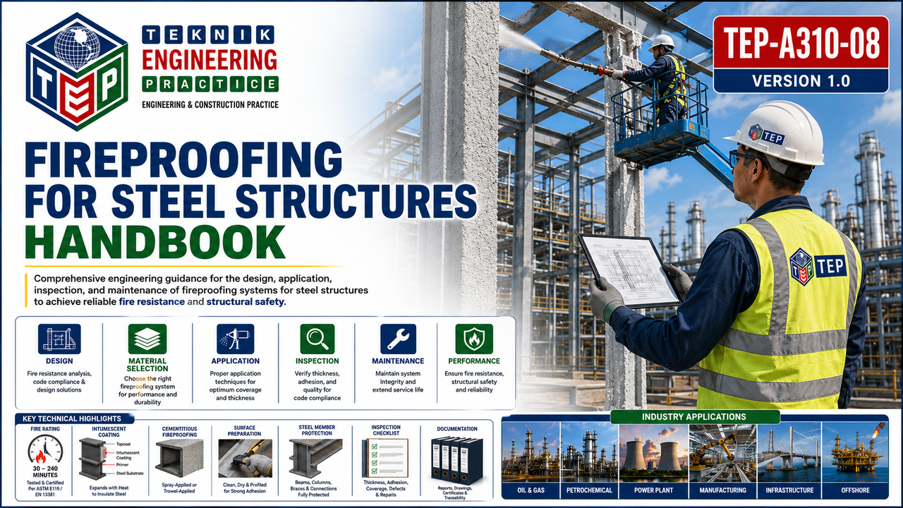 Thumbnail for TEP-A310-08 FIREPROOFING FOR STEEL STRUCTURES HANDBOOK