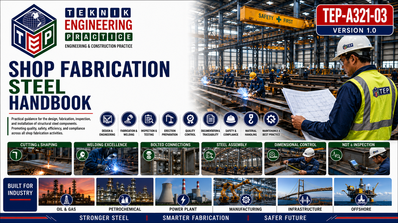 Thumbnail for TEP-A321-03 SHOP FABRICATION STEEL HANDBOOK