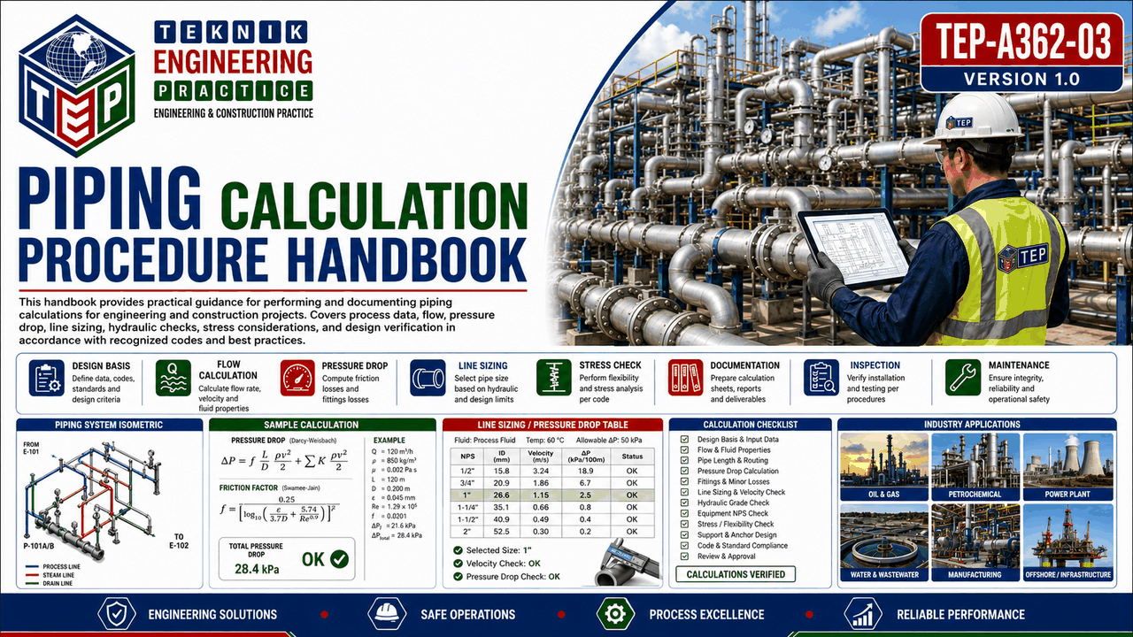 Thumbnail for TEP-A362-03 PIPING CALCULATION PROCEDURE HANDBOOK