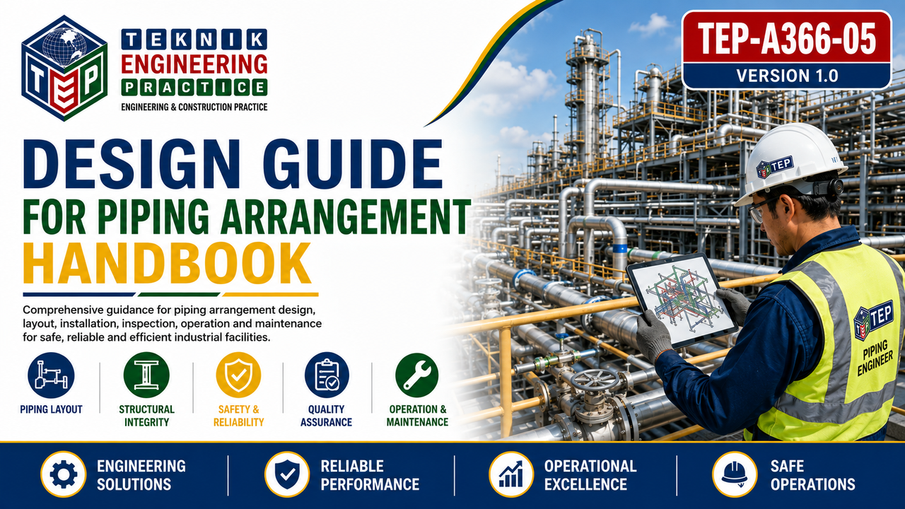 Thumbnail for TEP-A366-05 DESIGN GUIDE FOR PIPING ARRANGEMENT HANDBOOK