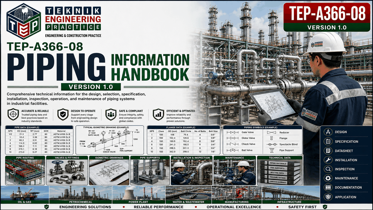 Thumbnail for TEP-A366-08 PIPING INFORMATION HANDBOOK