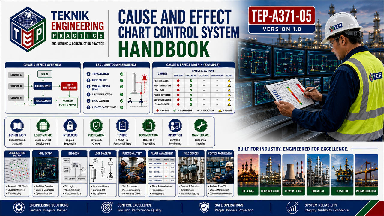 Thumbnail for TEP-A371-05 CAUSE AND EFFECT CHART CONTROL SYSTEM HANDBOOK