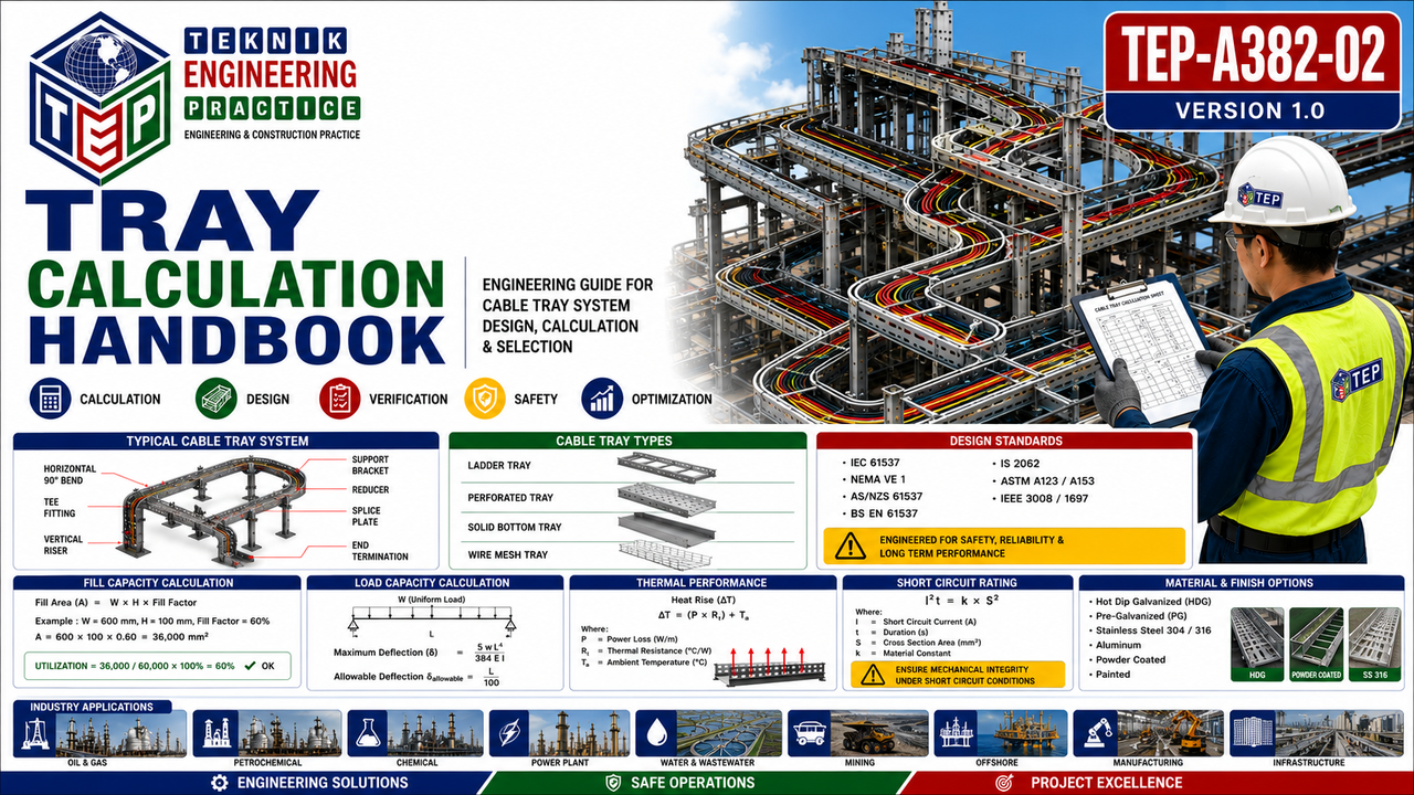 Thumbnail for TEP-A382-02 CABLE TRAY CALCULATION HANDBOOK