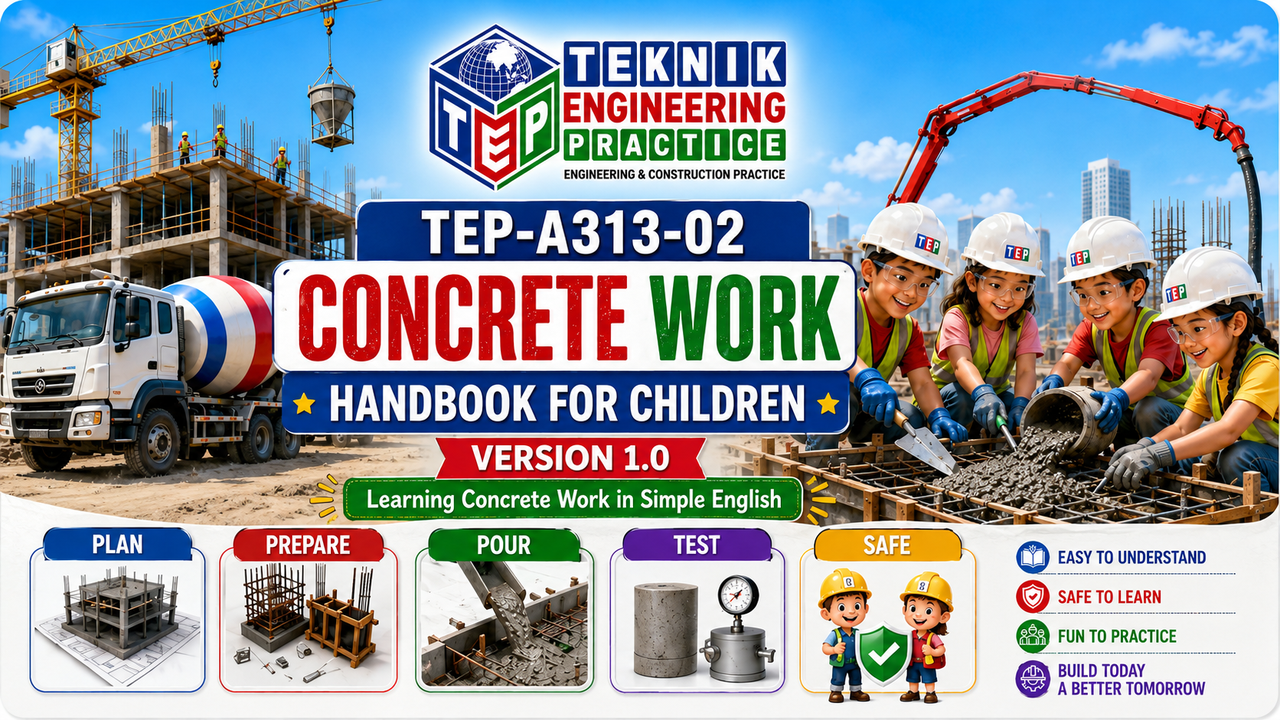 Thumbnail for TEP-A313-02 CONCRETE WORK HANDBOOK FOR CHILDREN