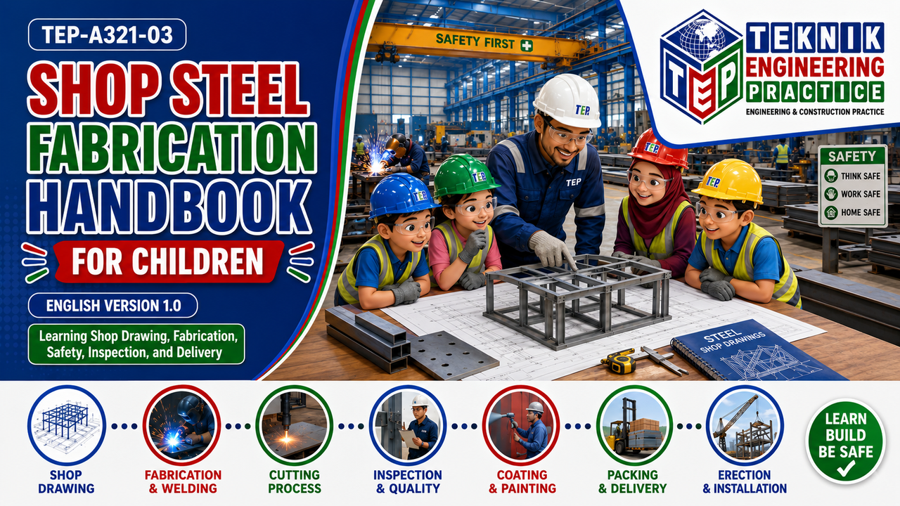 Thumbnail for TEP-A321-03 SHOP STEEL FABRICATION HANDBOOK FOR CHILDREN