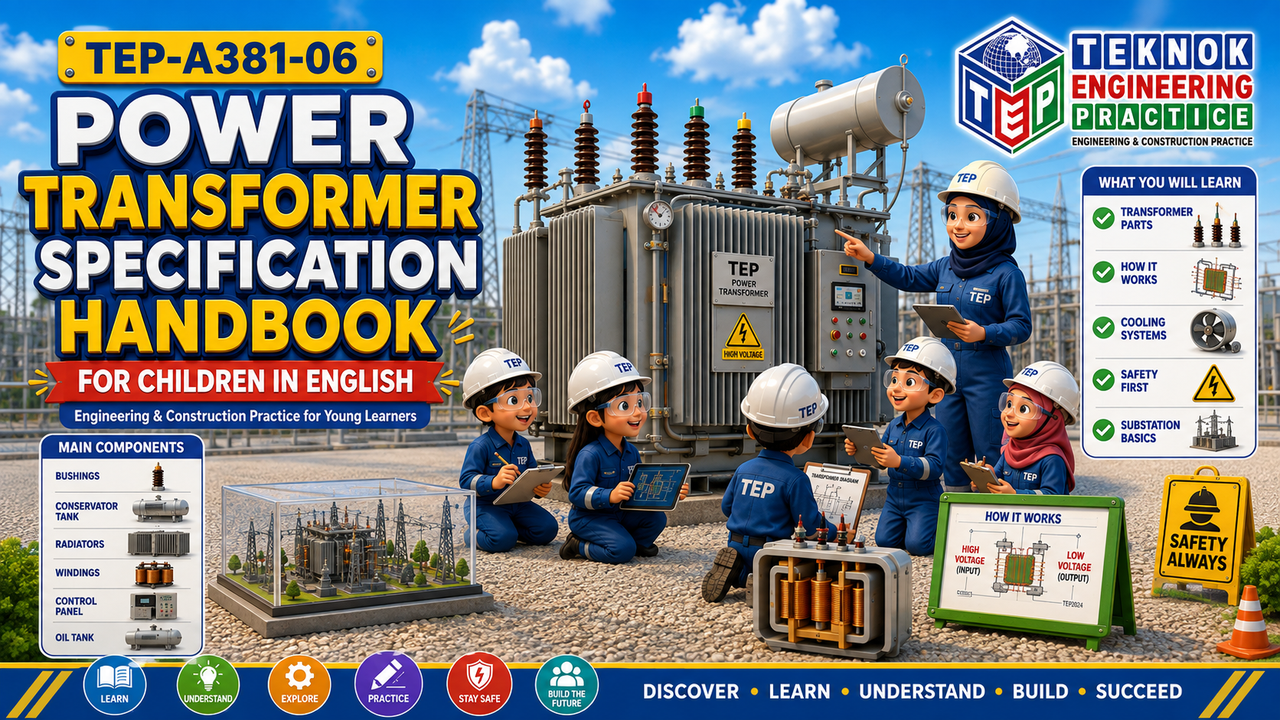 Thumbnail for TEP-A381-06 POWER TRANSFORMER SPECIFICATION HANDBOOK FOR CHILDREN