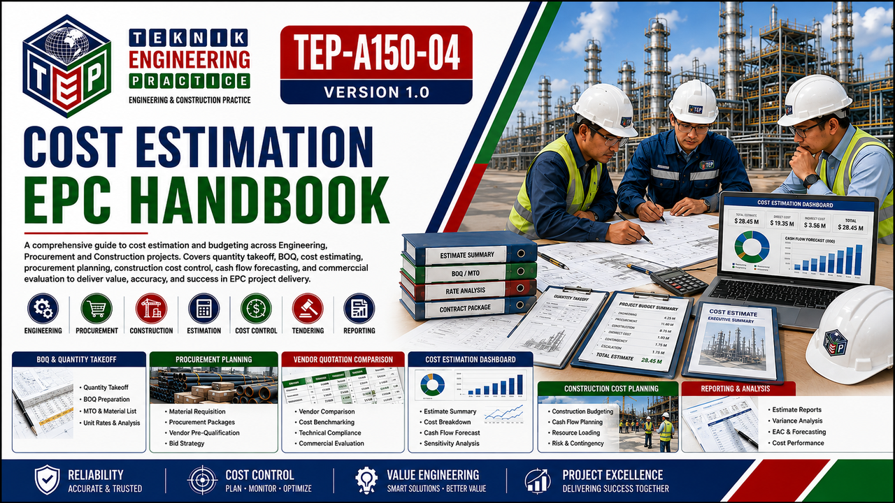 Thumbnail for TEP-A150-04 COST ESTIMATION EPC HANDBOOK