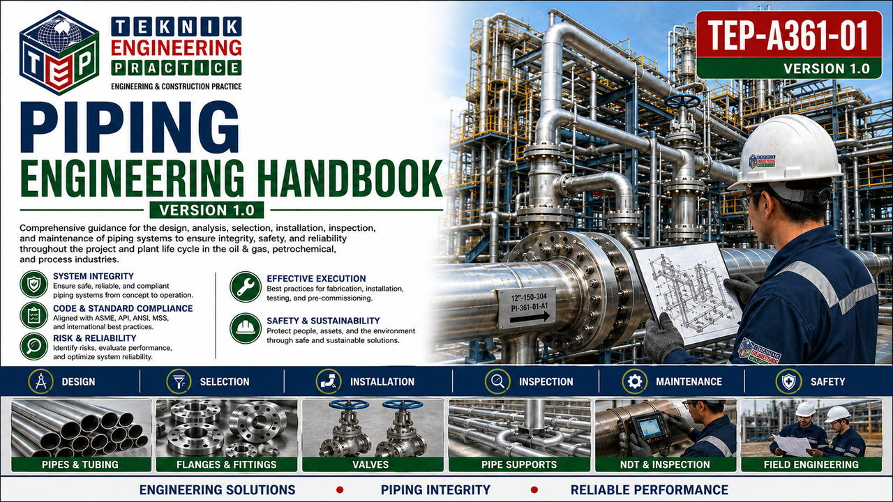 Thumbnail for TEP-A361-01 PIPING ENGINEERING HANDBOOK
